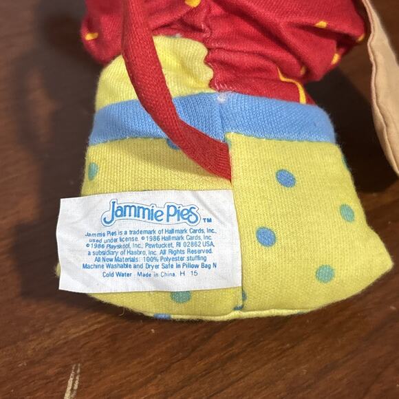 VINTAGE PLAYSKOOL JAMMIE PIES WINKUM PLUSH PET PUPPY DOG NOD SQUEAKER DOLL - Picture 3 of 8